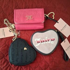 New With Tags 3 Picece Juicy Couture Wallet Bundle